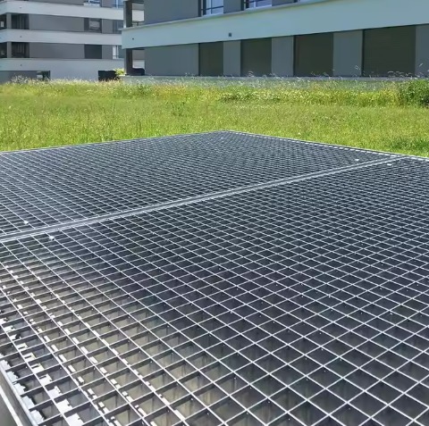 Industrial Steel Utility Grillages Structural Support Drainage Ventilation Edge Protection