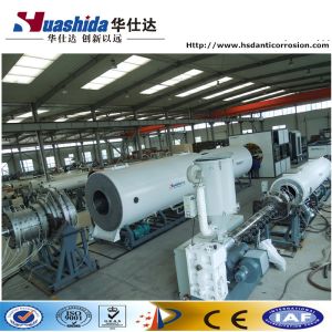 HDPE Pipe Extrusion Machine For Polyurethane Foam Preinsulated Pipe