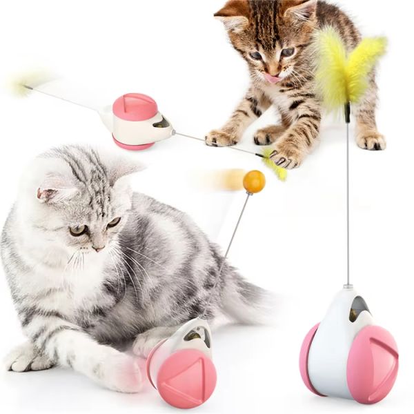 Plastic Pet Training Products Interactive Cat Chasing Toys Sustainable