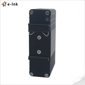 12~48VDC Power Input 1000M Industrial Gigabit 60W PoE Injector IEEE802.3at/at