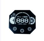 VA Lcd Display Module Customized Segment Lcd Display, Round Lcd Negative Display