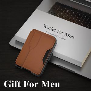 Genuine Leather Mini Multifunctional Coin Purse Short Wallet with Retro Zipper