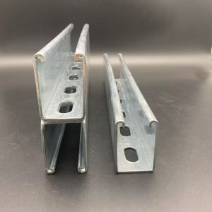 China 41x82 41x124 Pre-galvanized Slotted Back to Back Strut Channel on sale