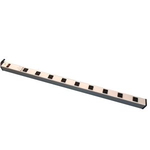 9 Outlet Thin Power Strip With On Off Switch , Surge Protector Power Bar 15A