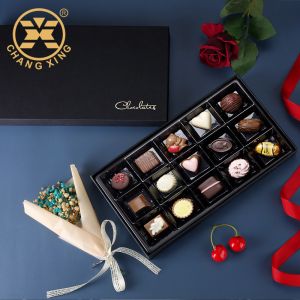Wholesale Custom Printed 6/12/18 Grid Chocolate Packaging Box with Gift Bag - 4c Offset Printing &amp; Recyclable Specialty Paper from china suppliers