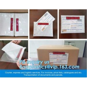 mailing packing list envelope for jewelry, blank mailing PE packing list