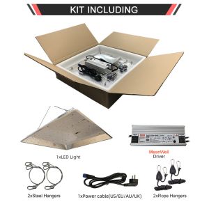 Marshydro Square 3x3 330w Quantum LED Grow Lights