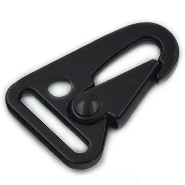 Black 25mm Metal HK Keychain Snap Eagle Hook for Pet Collar estimated delivery time