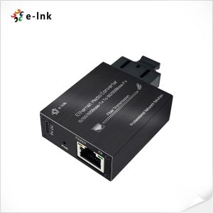Micro type 10/100/1000Base-Tx to 100/1000Base-Fx 5VDC power input Ethernet Media
