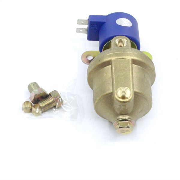 Quality Bronze U Shape Channel CNG LPG Fuel Filter Integrated With Solenoid Valve for sale