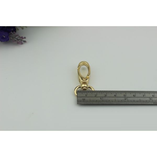 Bag parts various color 4 size metal swivel eye dog leash snap hook wholesales