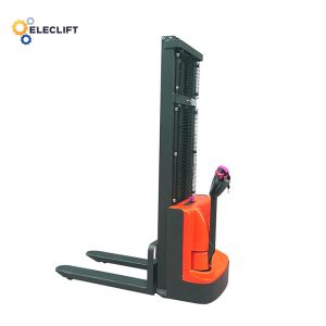 690 Mm Fork Width Fully Electric Pallet Stacker Efficient Storage Solution