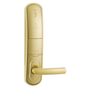 Zinc Alloy Material Cylindrical RFID Hotel Locks With Secure Alarm Systems
