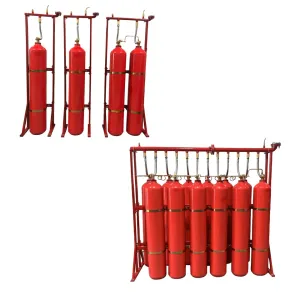 Carbon Dioxide CO2 Fire Suppression System with Max Filling Rate 0.6kg/L for