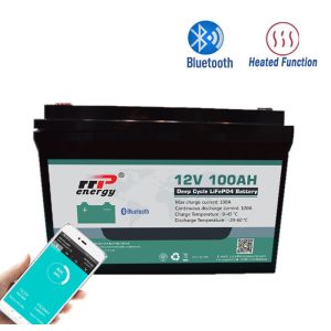 Bluetooth CC-CV 12V 100Ah Lifepo4 Lithium Battery BMS