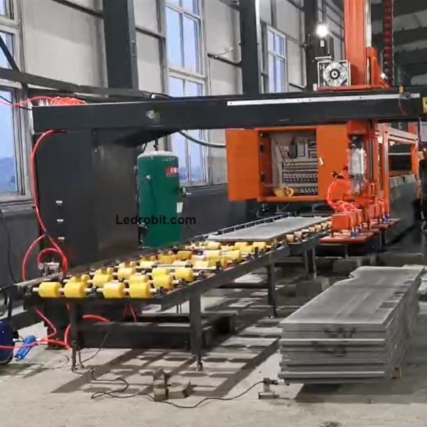 Stone Slab Loading And Unloading System Automatic Industrial Processing