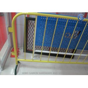 Concrete Portable Crowd Control Barrier Fence ISO9001 Certified