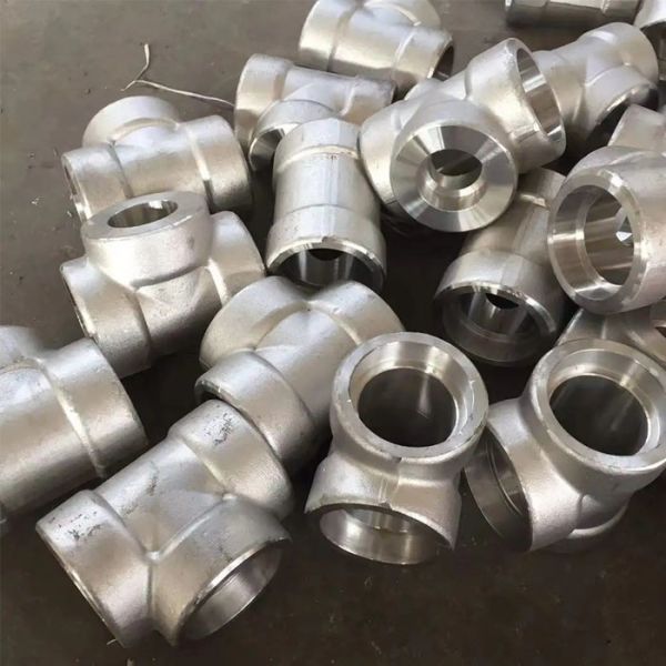 304/316/321SS Socket Weld Reducing Tee DN6-DN100 3000lb Socket Weld Fittings
