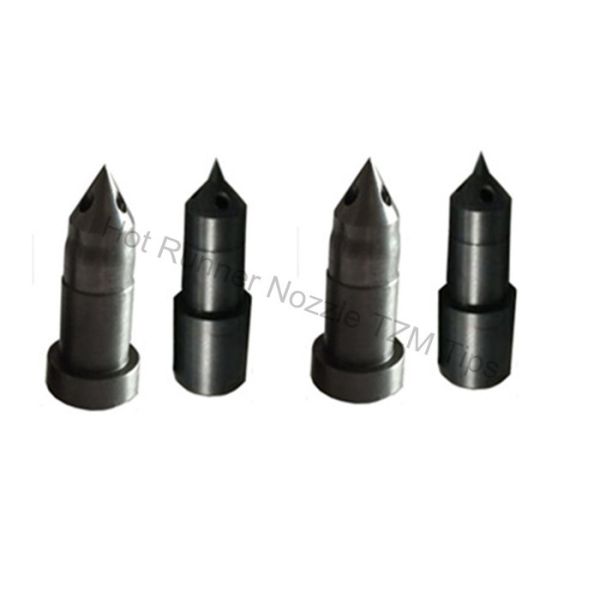 Quality Custom hot runner nozzle tips TZM or BE-CU make as drawing or sample|Hot runner parts processing for sale