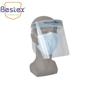 Disposable PET 32cm 22cm Anti Virus Clear Face Shield