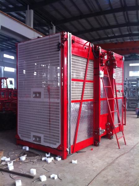 Customized Construction Hoist Elevator Smoothly Starting And Stopping
