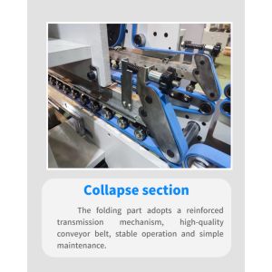 250m/min Working Speed Automatic Folder Gluer Machine for Paper Gluing and Fast