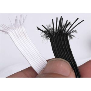 Stretch Flat Elastic Rope / Face Mask Shield Elastic String Cord High Elasticity