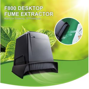 Wholesale Black Solder Fume Extractor ESD Smoke Absorber Desktop Type 110 - 220V from china suppliers