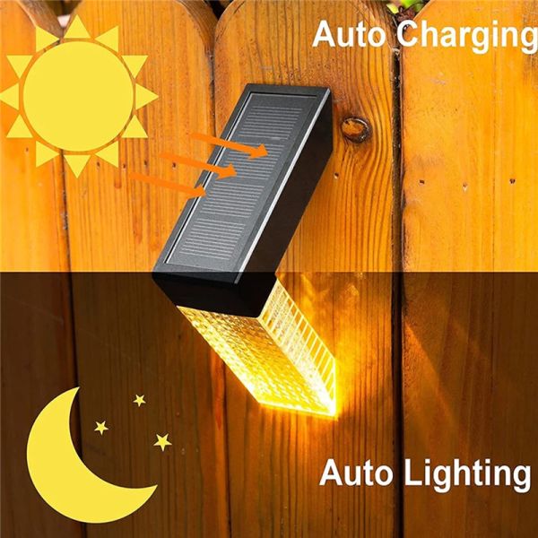 50000 Hour Working Lifetime Solar Led Gate Landscape Lighting with Rgb Warm White