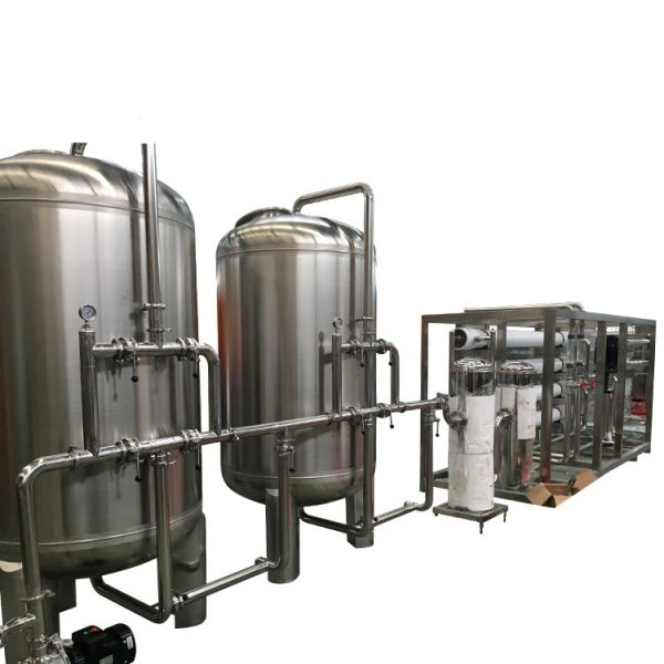 Operating pressure 10bar Industrial Water Purification System Wall thickness 1.5