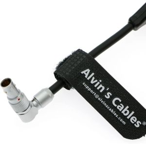 Power Cable For DJI RS2 RSC RS3 Pro RED Komodo Rotatable 2 Pin Male To