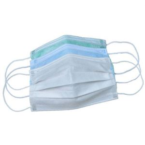 Wholesale Blue Pleated Earloop Procedure Masks Smooth Inner Lining Protective Cover from china suppliers