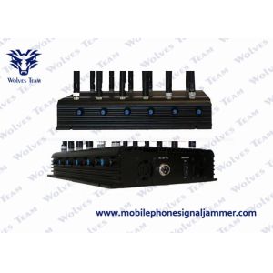 12 Band Jammer GSM DCS Rebolabile 3G 4G WIFI GPS and RF Bugs from 130 to 500 Mhz