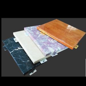 ASTM D3363 B117 Aluminum Veneer Panel With Marble Granite Texture Light Weight