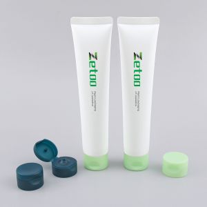 China 20ml - 60ml Cosmetic Squeeze White Tubes Plastic Tubes For Cosmetics on sale