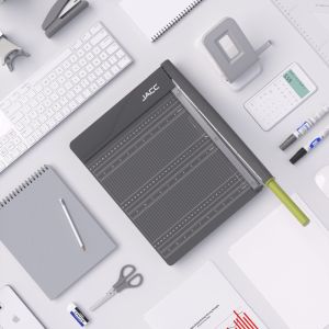 Home Office Use 12x12 Inches Paper Guillotine Cutter Tabletop