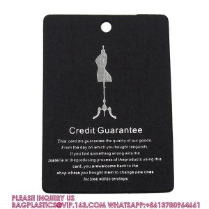 Luxury Recycled Garment Labels Embossed Custom Printing Hang Tags Special
