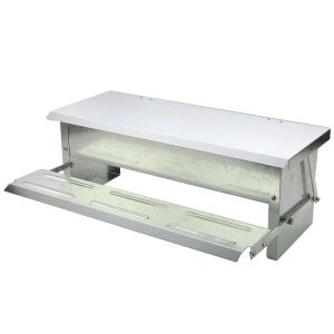 Rat Proof Galvanized Steel 8.2L Auto Chicken Feeder