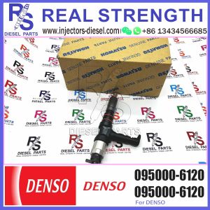 High quality new PC650-8 Diesel Engine 6D140 Common Rail Fuel Injector 095000