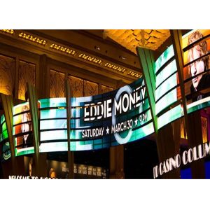 Indoor Wall Flexible Video Led Screens Soft Vertical Curved Led Panel