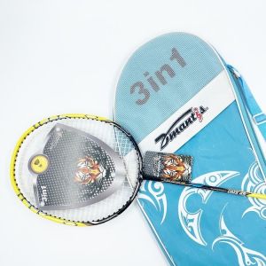 Daily Use Racket Badminton Economical Graphite Carbon Fiber Racket Indoor