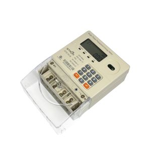 China LCD Display Single Phase Smart Prepaid Electricity Meter with Waterproof IP54 and High Data Rate Up To 100kbps on sale
