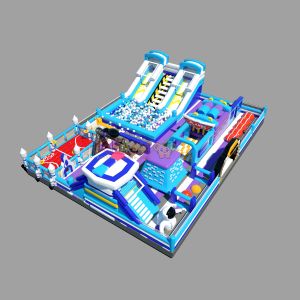 Kids Bouncy Castle With Slides Jumping Climbing Obstacles Course