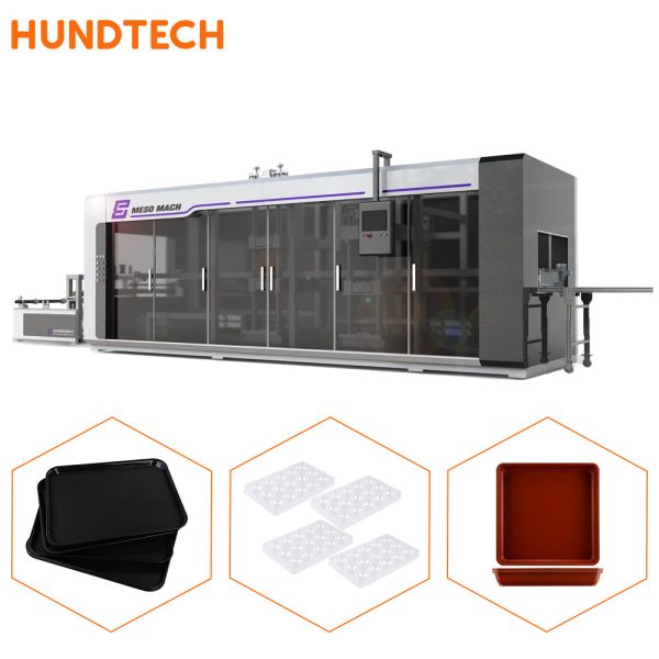 BOPS PET Pressure Thermoforming Machine 600mm Vacuum Forming