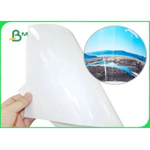 Water Resistant 240gsm 36 Inch Inkjet Printing High Glossy Photo Paper Roll