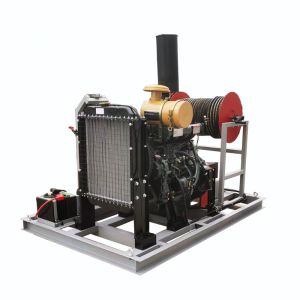 100L/Min Water Jet Sewer Cleaner Large Diesel Driven