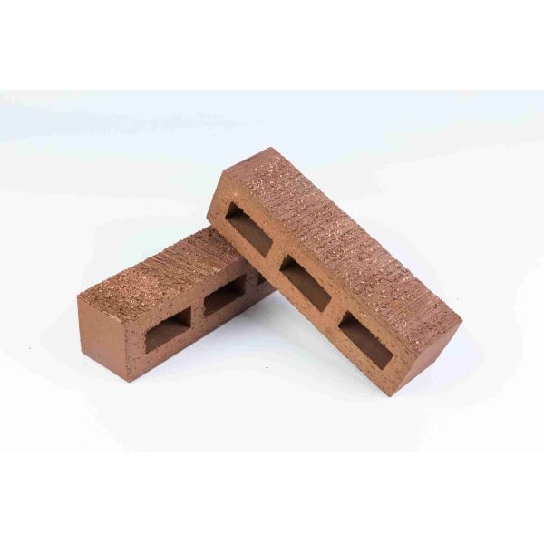 Quality Sand Texture Extruded Hollow Brick For Outside And Inside Wall Decoration for sale