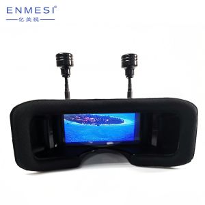 Mini FPV Googles Monocular HD Camera Drone High Resolution FPV Smart Glasses TFT