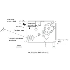 Ф0.025-Ф0.12 Mm Fine Wire Magnetic Tensioner Coil Winding Parts