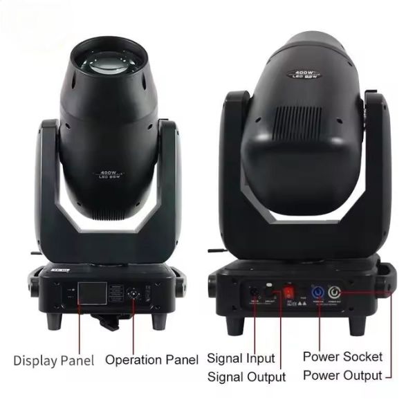 Professional LED 400W Beam Spot Wash With CMY CTO Moving Head Light 3 In 1 Stage Lights